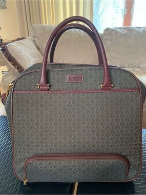 Vintage Hartmann Men's Travel Brief in Brown/Gray